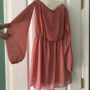 Tobi Dresses - Peach off-the-shoulder dress Tobi Dresses - Peach off-the-shoulder dress